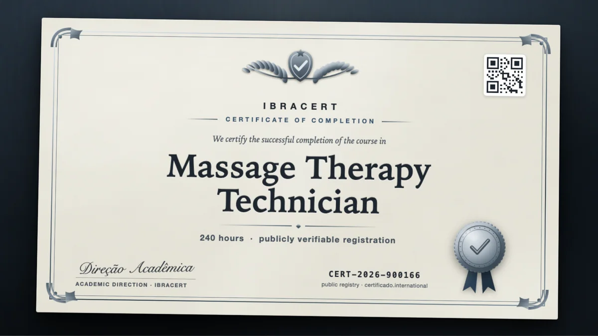 Cover of the Massage Therapy Technician course