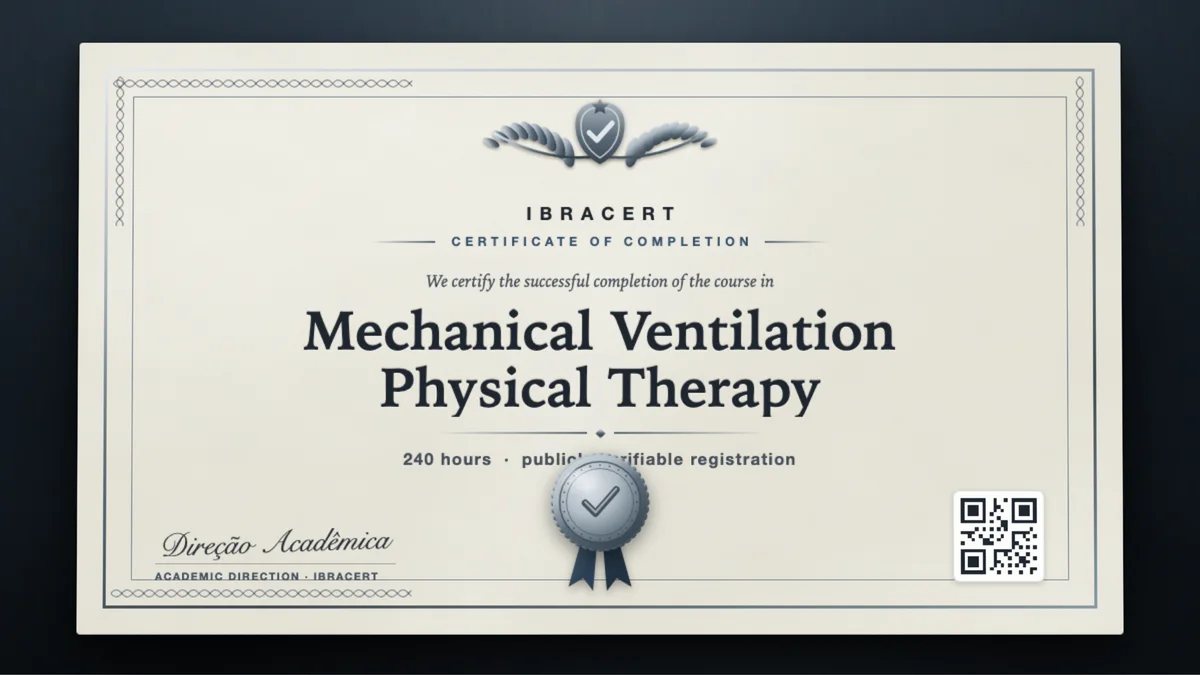 Cover of the Mechanical Ventilation Physical Therapy course