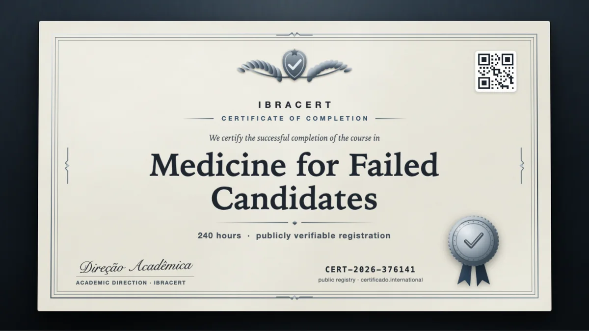 Cover of the Medicine for Failed Candidates course