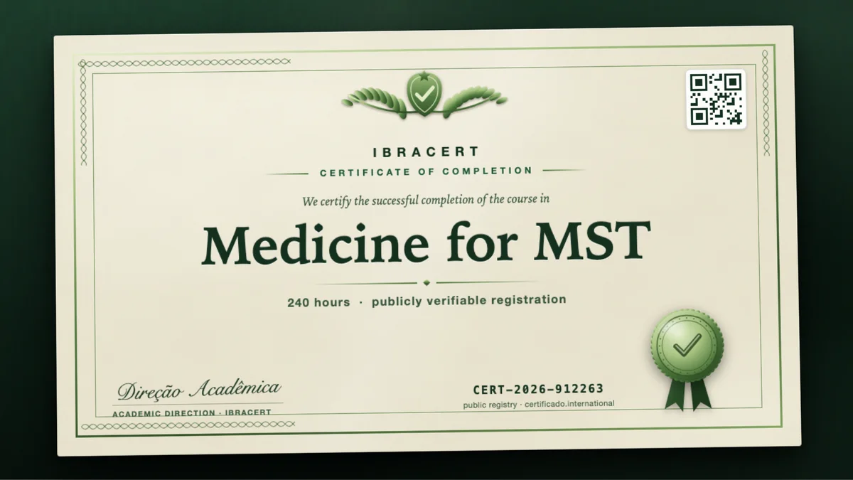 Cover of the Medicine for MST course