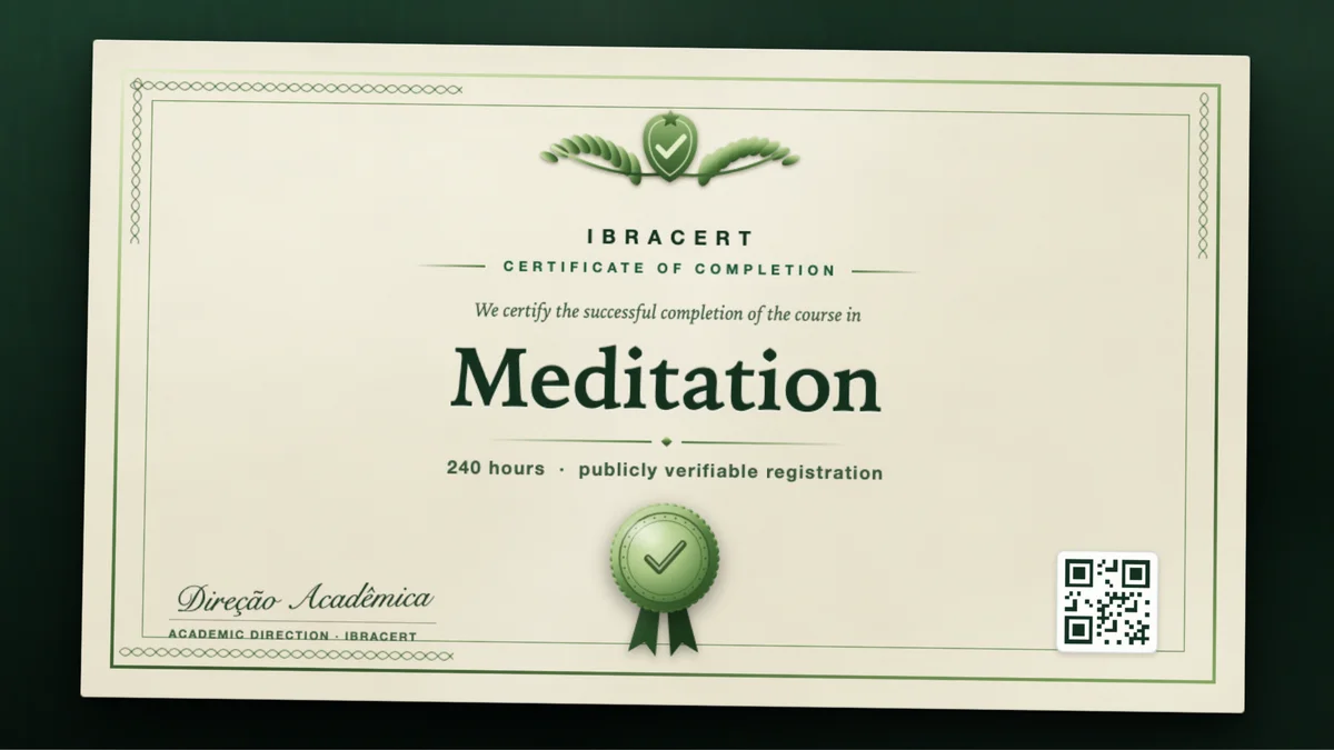 Cover of the Meditation course