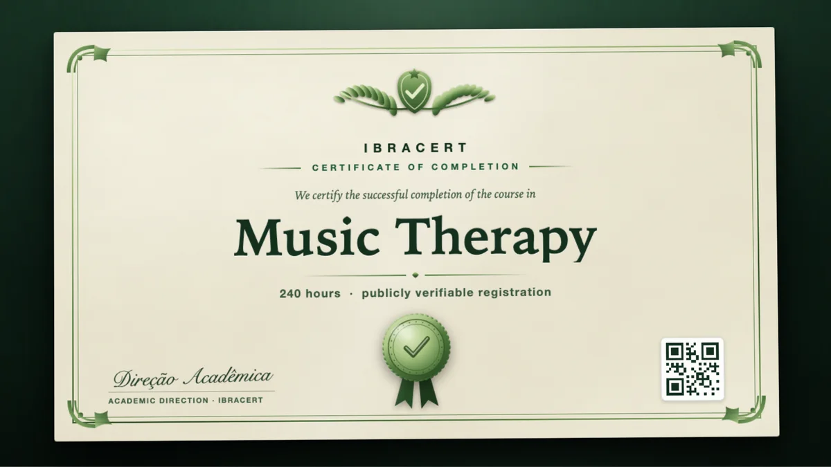 Cover of the Music Therapy course