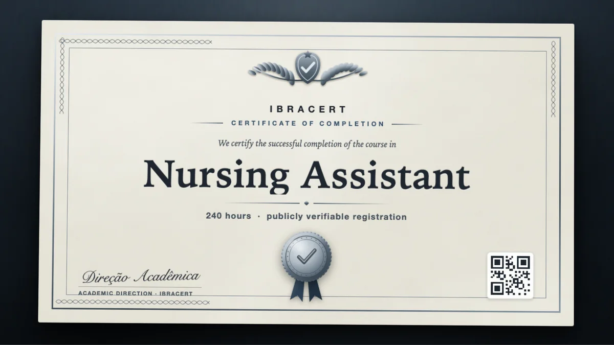 Cover of the Nursing Assistant course