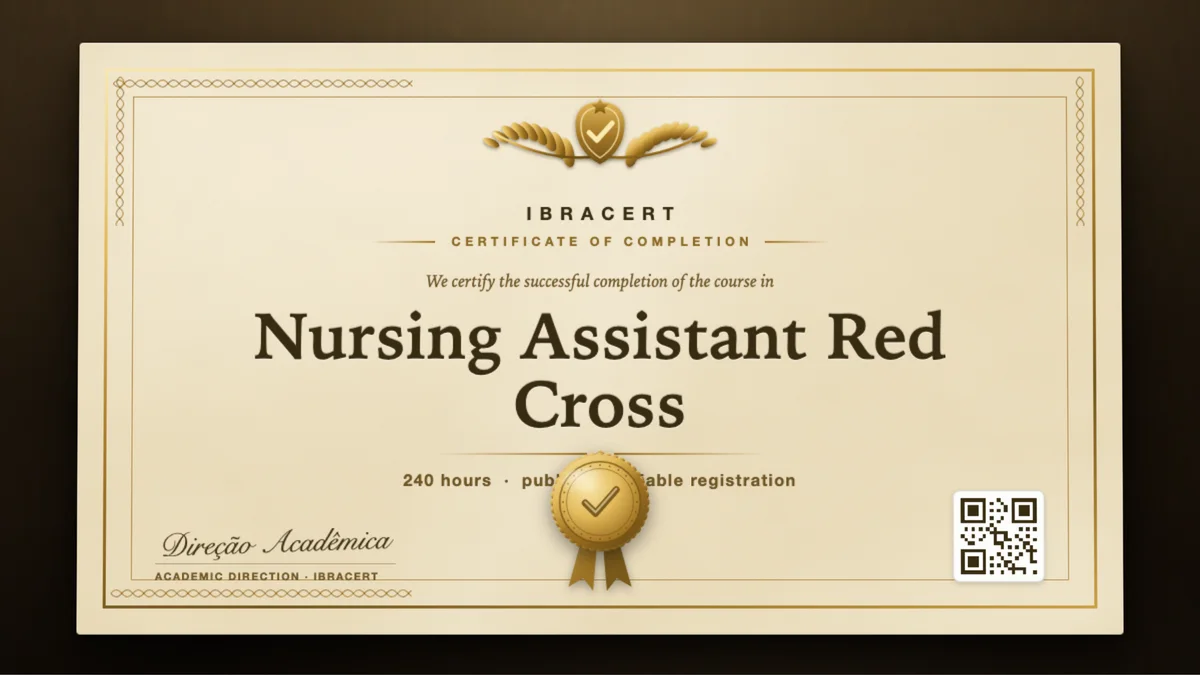 Cover of the Nursing Assistant Red Cross course