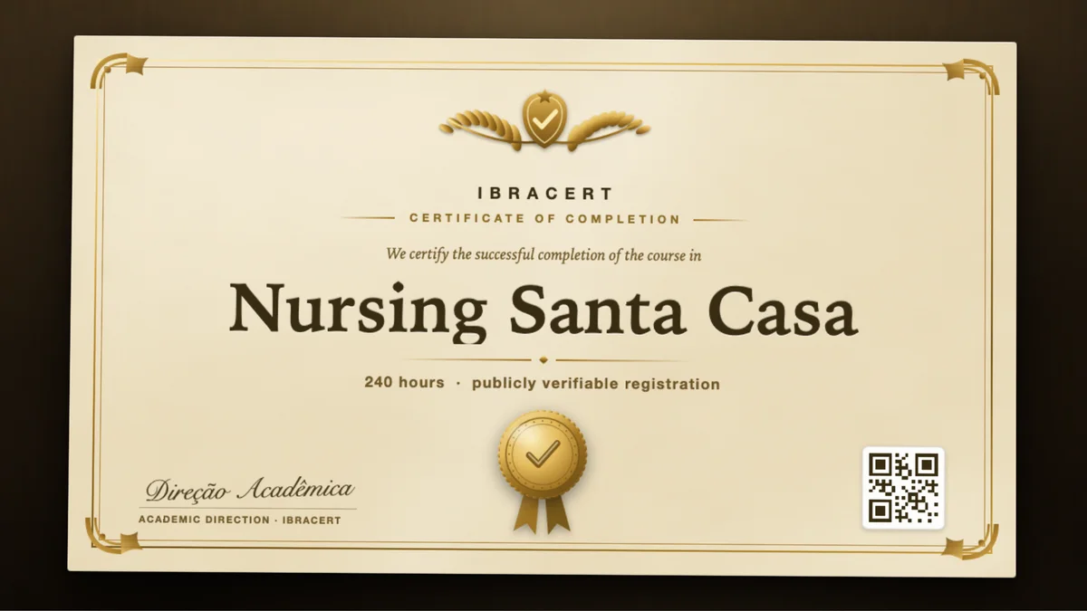 Cover of the Nursing Santa Casa course
