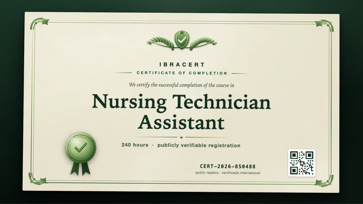 Cover of the Nursing Technician Assistant course