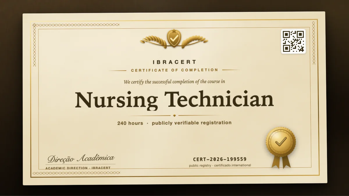 Cover of the Nursing Technician course