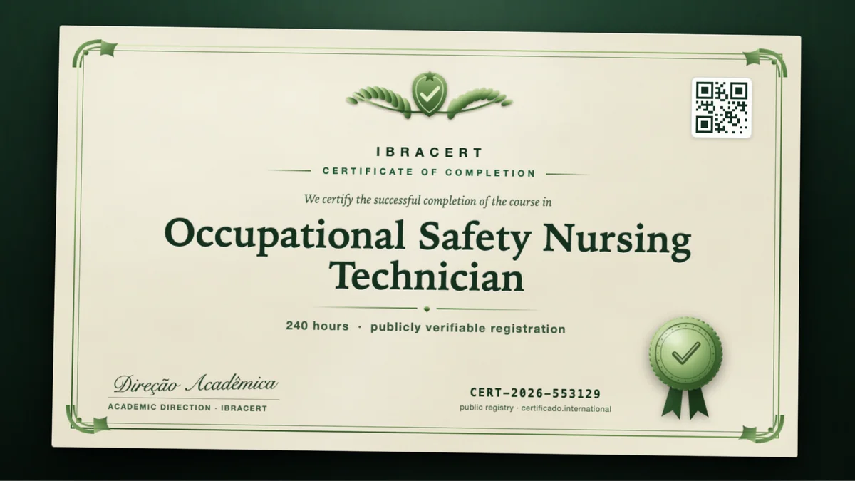 Cover of the Occupational Safety Nursing Technician course