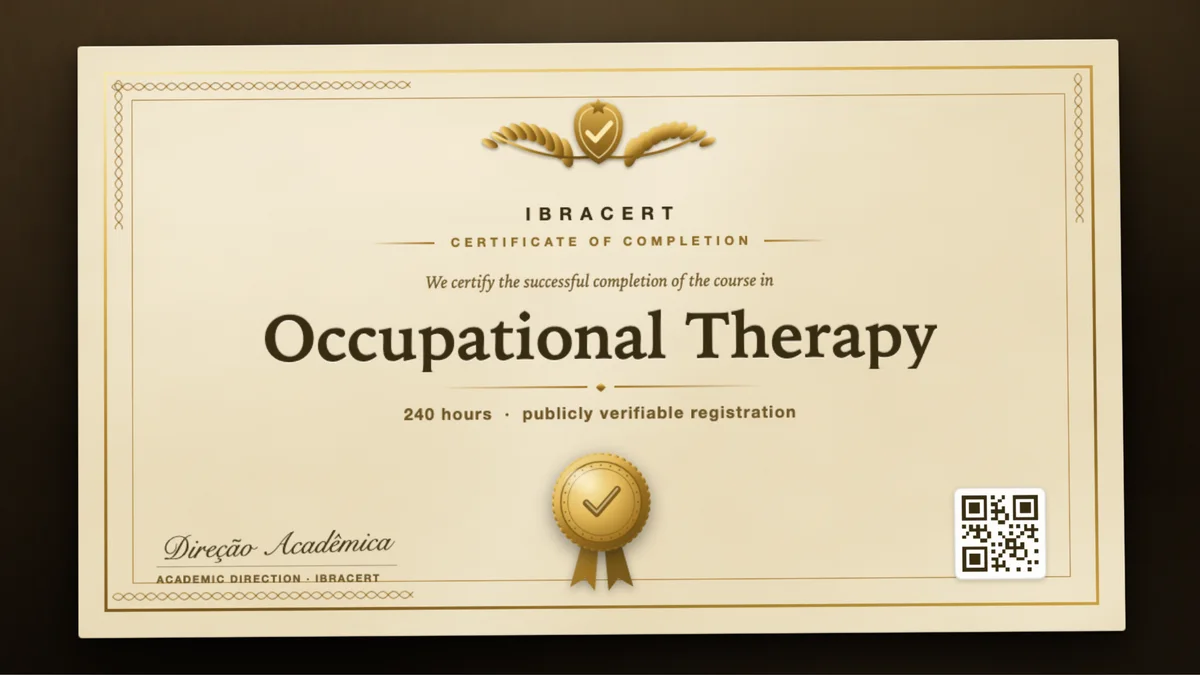 Cover of the Occupational Therapy course
