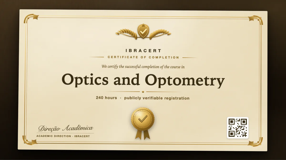 Cover of the Optics and Optometry course