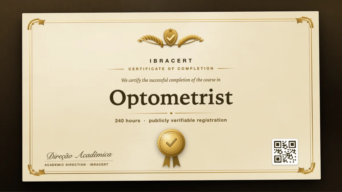 Cover of the Optometrist course