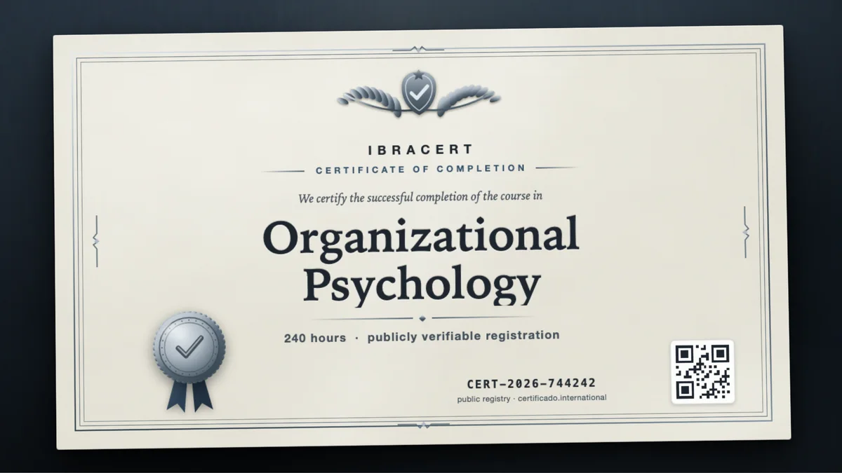 Cover of the Organizational Psychology course