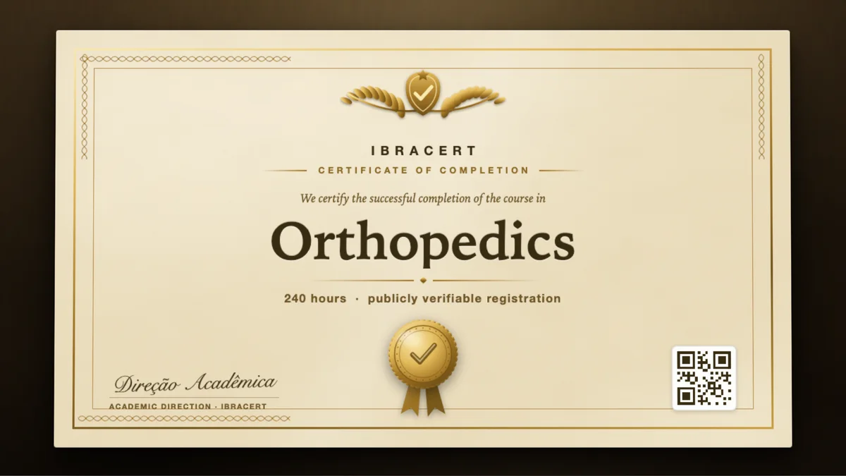 Cover of the Orthopedics course