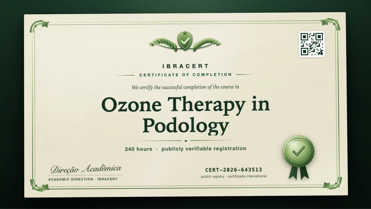 Cover of the Ozone Therapy in Podology course