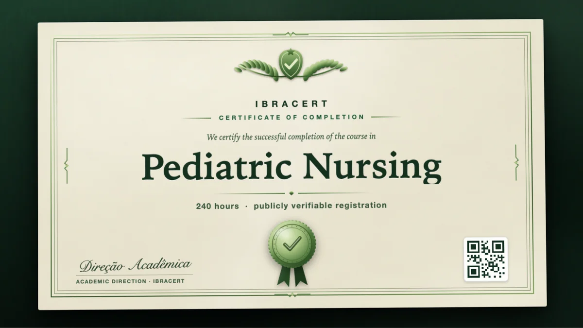 Cover of the Pediatric Nursing course