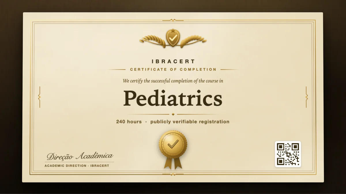 Cover of the Pediatrics course