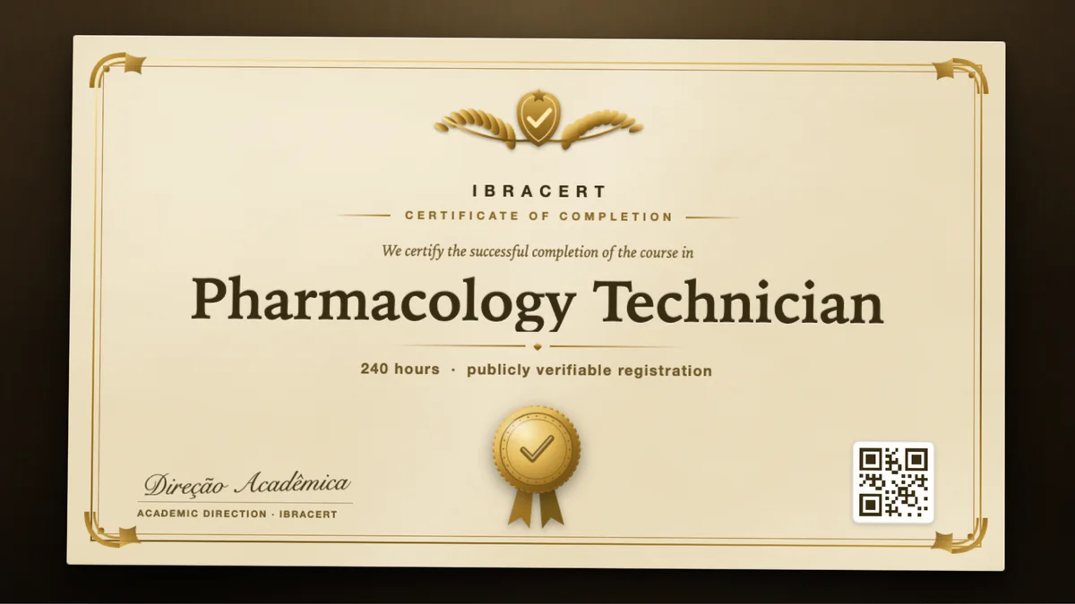Cover of the Pharmacology Technician course