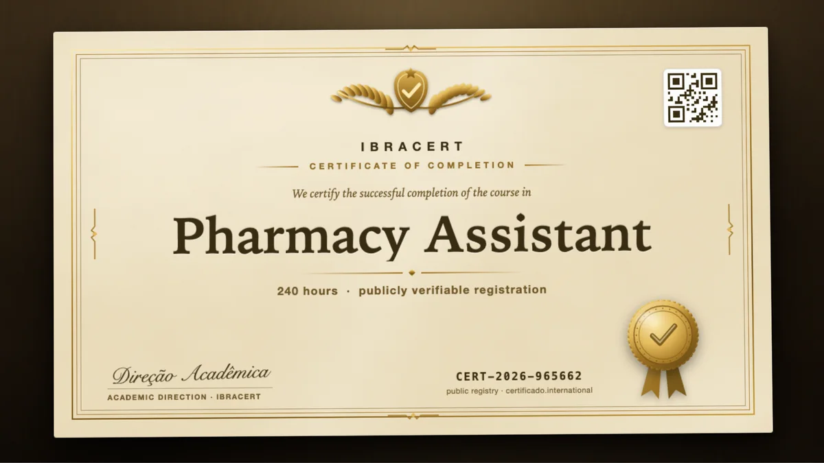 Cover of the Pharmacy Assistant course