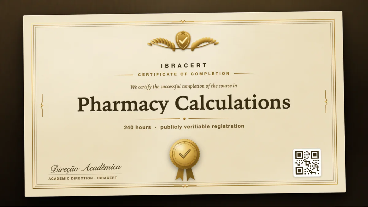 Cover of the Pharmacy Calculations course
