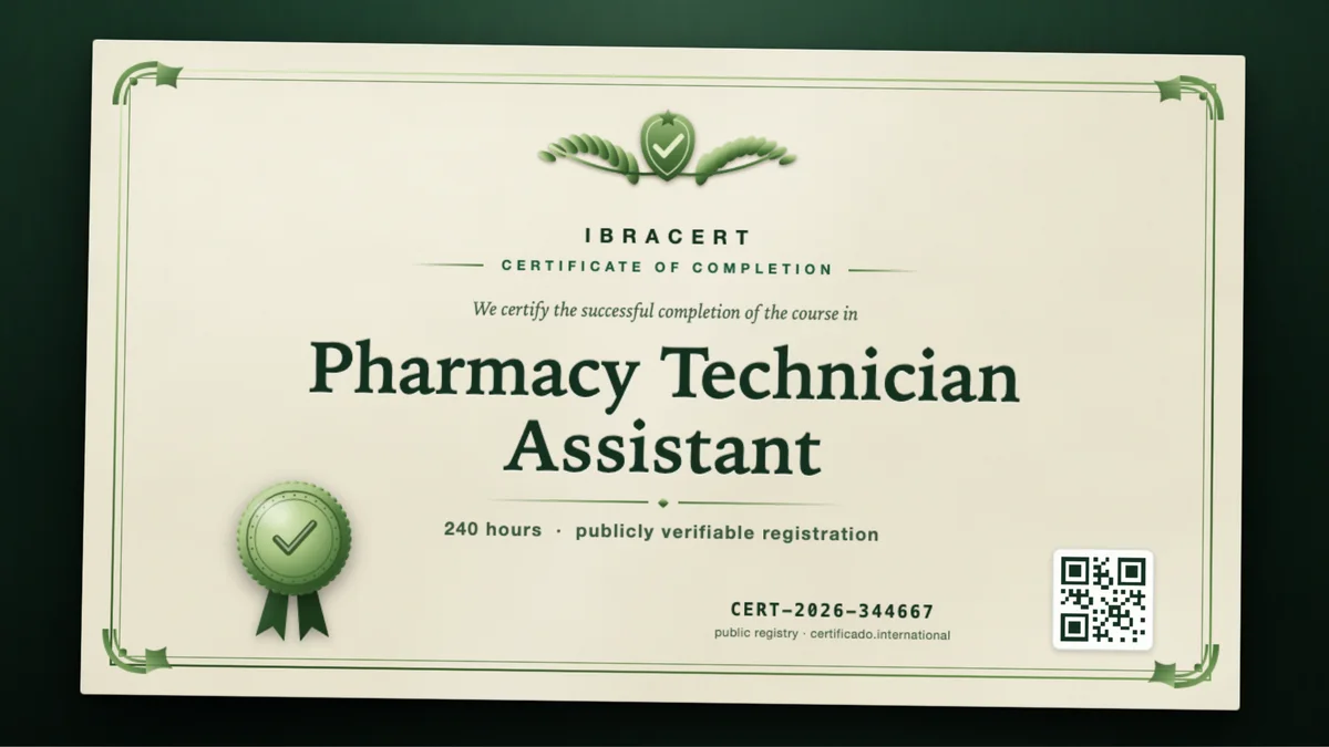 Cover of the Pharmacy Technician Assistant course