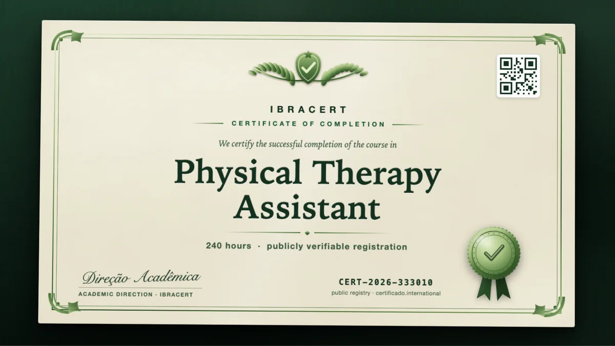 Cover of the Physical Therapy Assistant course