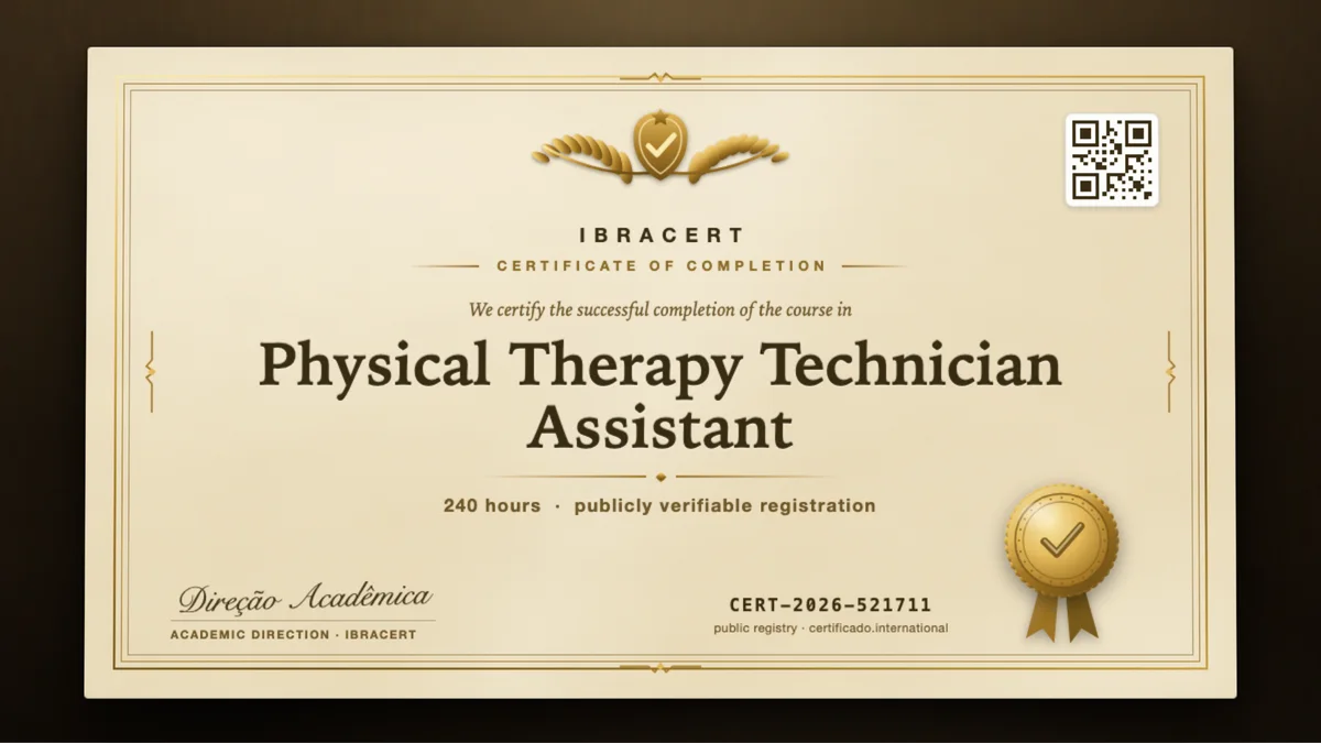 Cover of the Physical Therapy Technician Assistant course