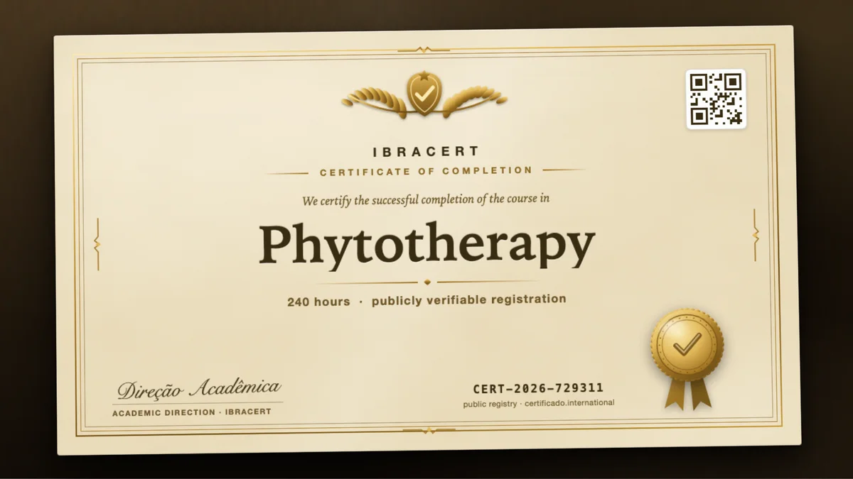 Cover of the Phytotherapy course