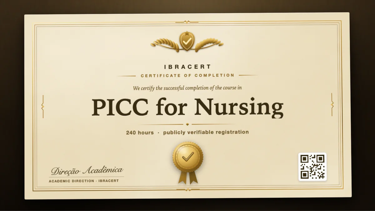 Cover of the PICC for Nursing course