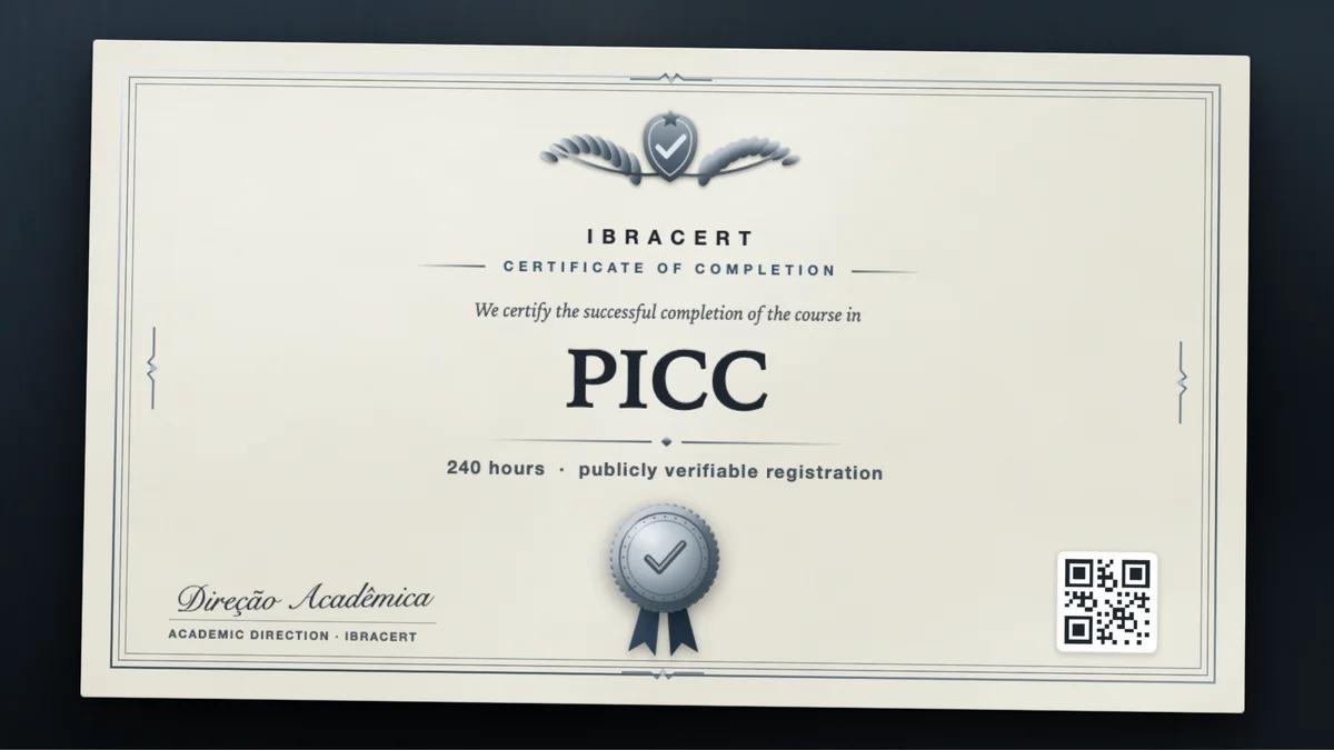 Cover of the PICC course