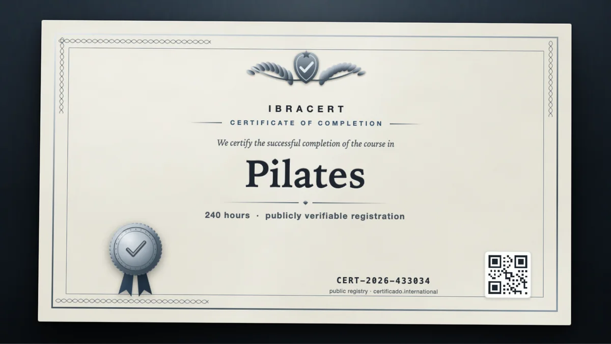 Cover of the Pilates course