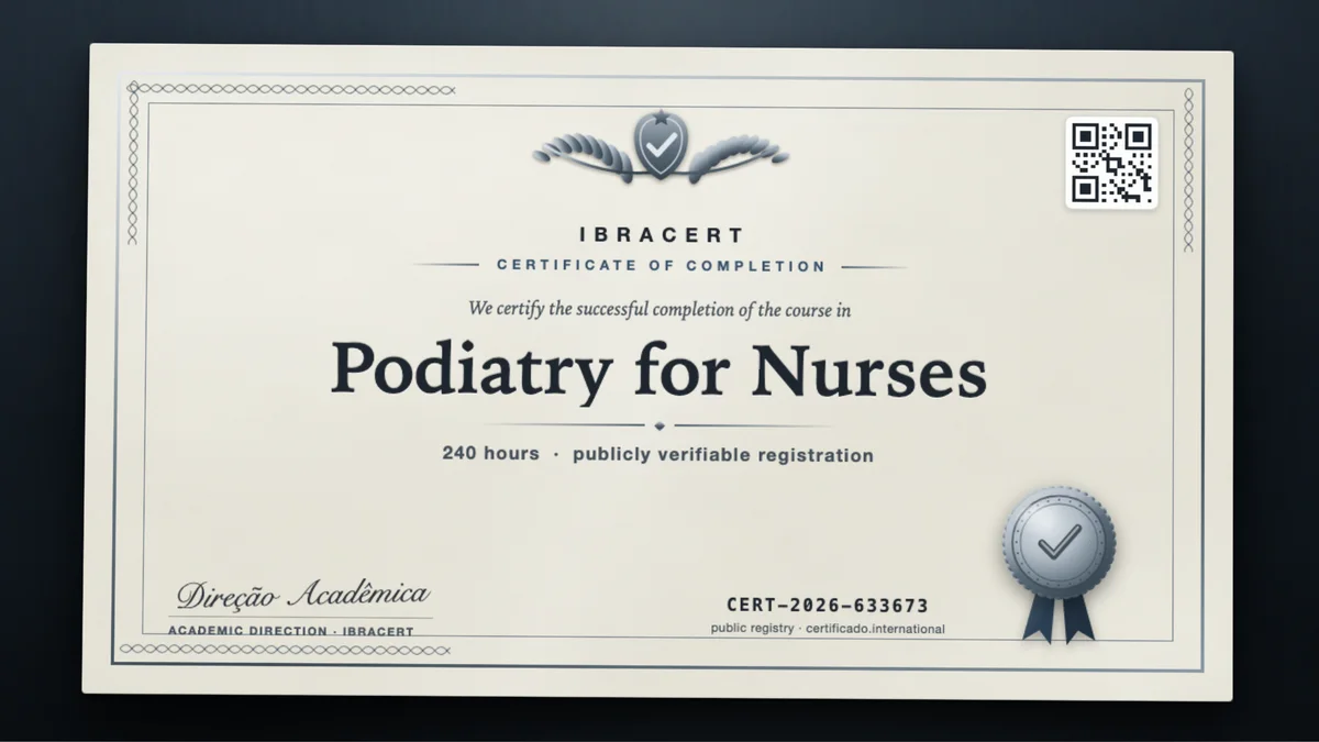 Cover of the Podiatry for Nurses course
