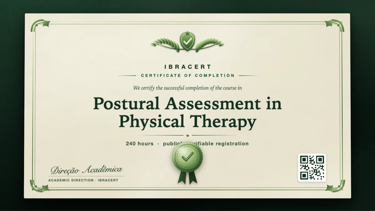 Cover of the Postural Assessment in Physical Therapy course