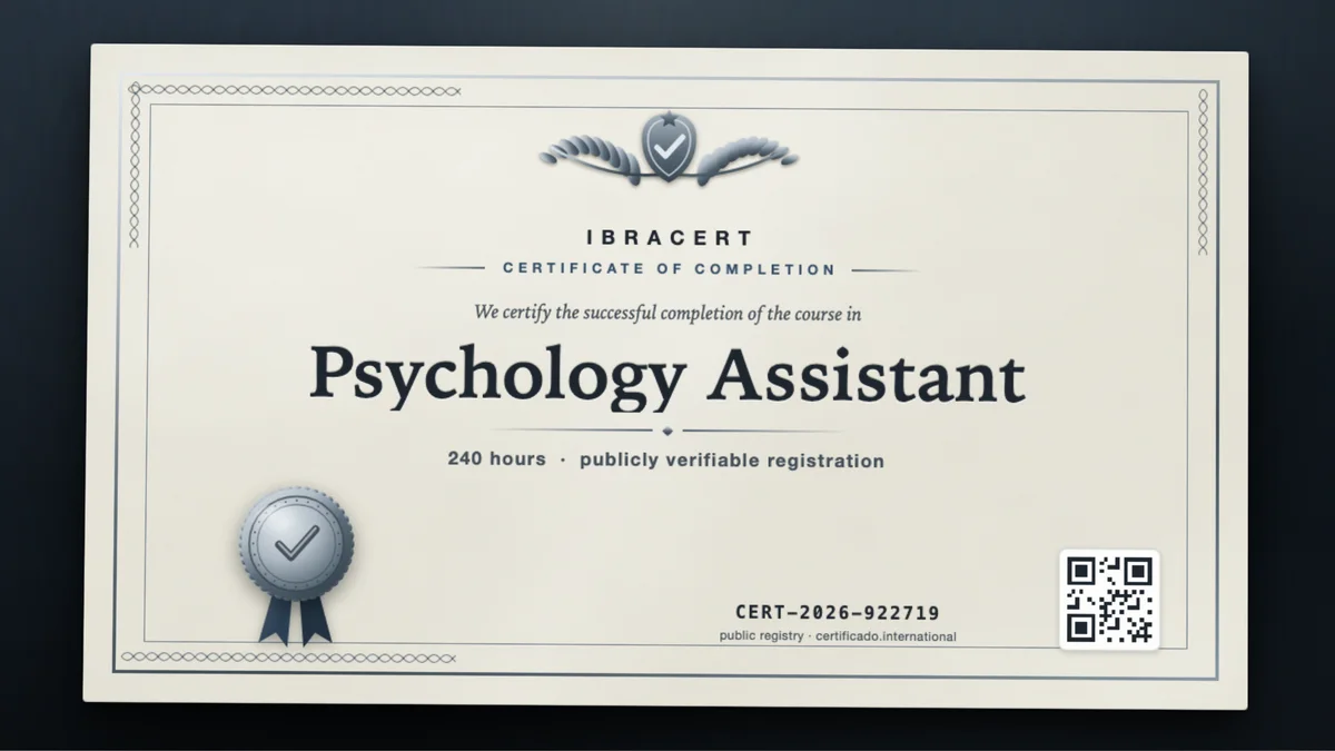 Cover of the Psychology Assistant course