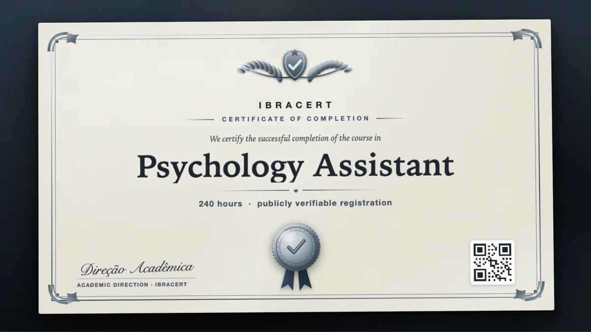 Cover of the Psychology Assistant course