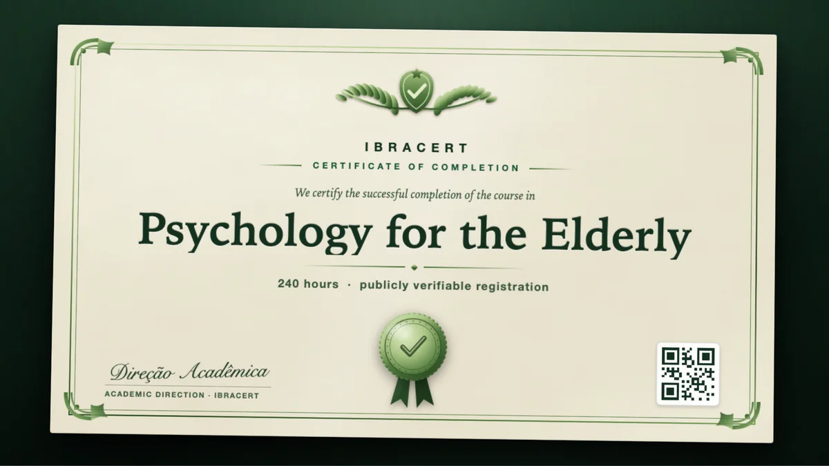 Cover of the Psychology for the Elderly course