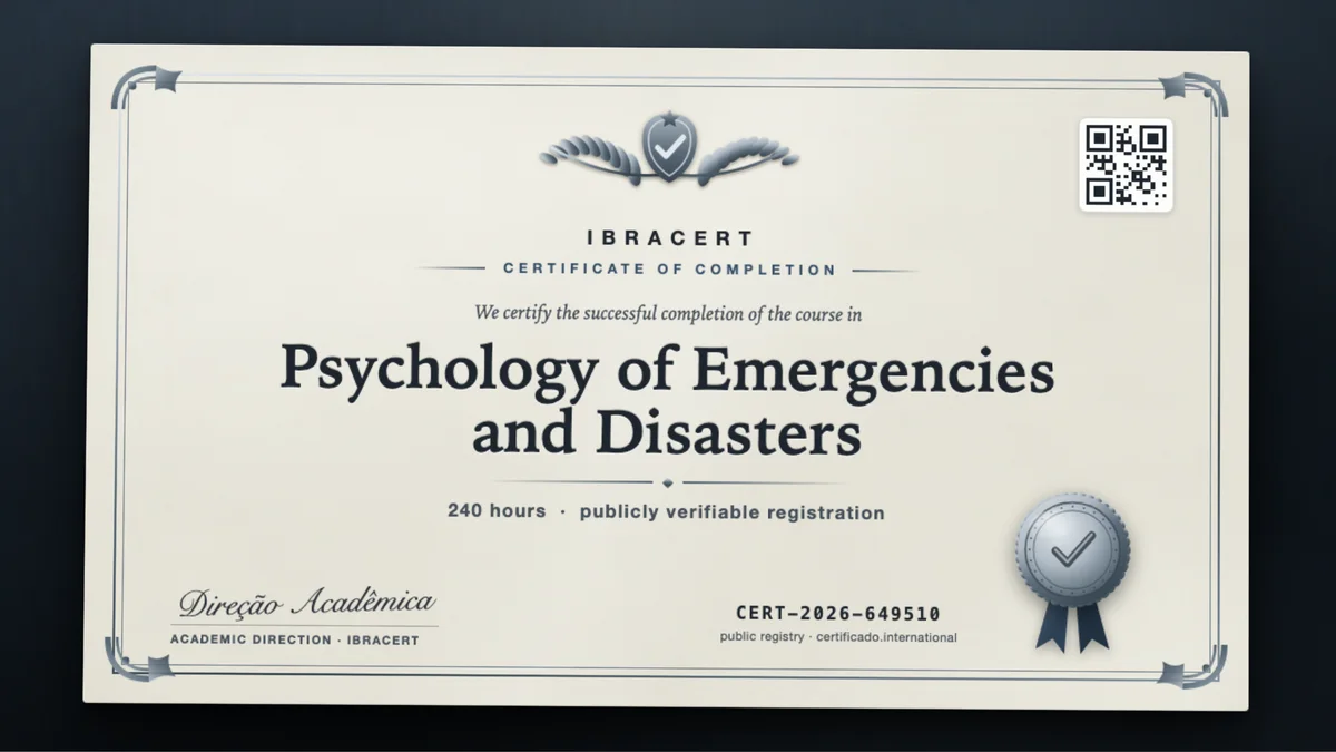 Cover of the Psychology of Emergencies and Disasters course