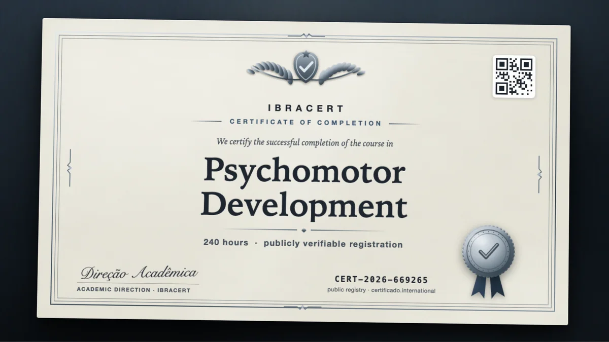 Cover of the Psychomotor Development course