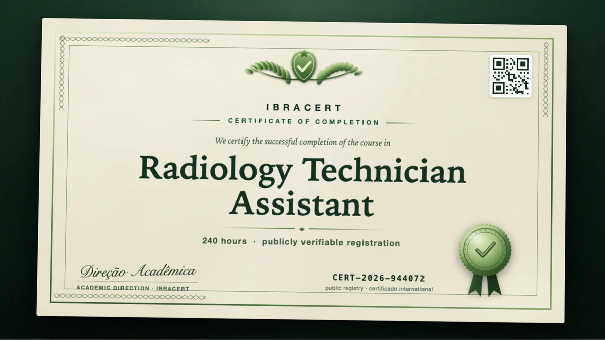 Cover of the Radiology Technician Assistant course