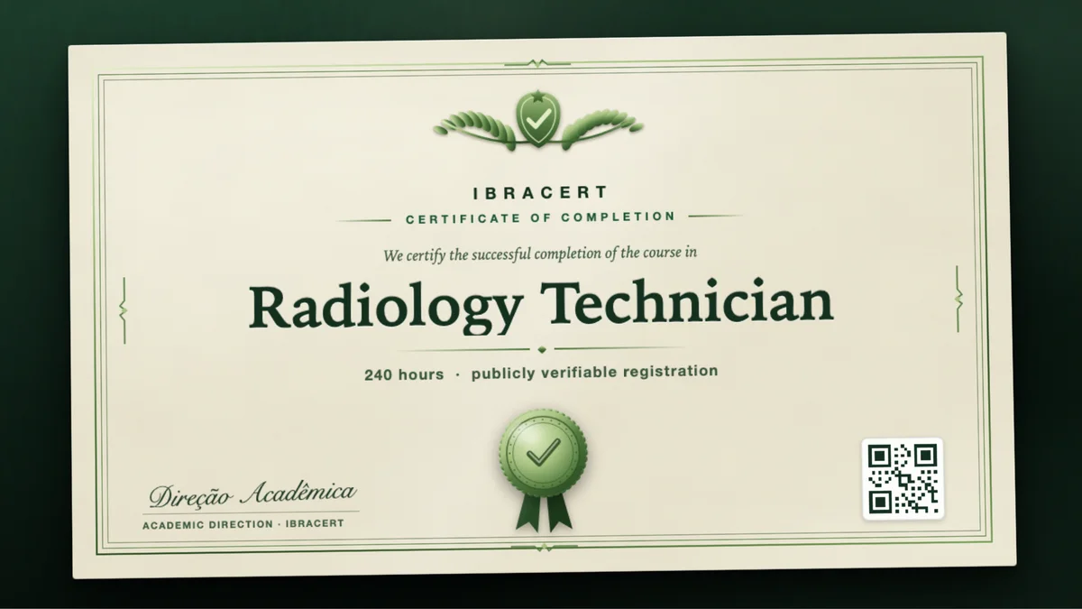 Cover of the Radiology Technician course