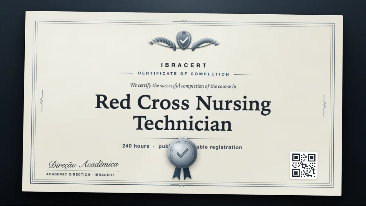 Cover of the Red Cross Nursing Technician course