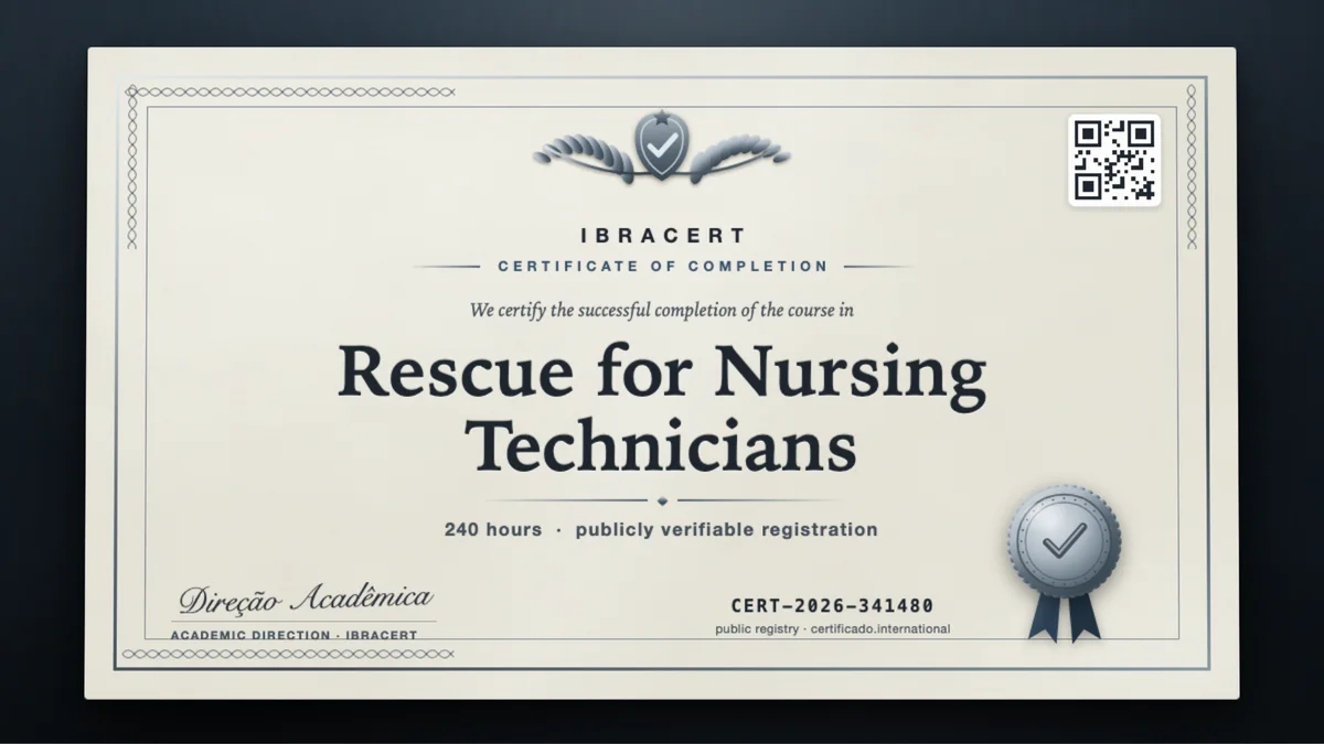 Cover of the Rescue for Nursing Technicians course