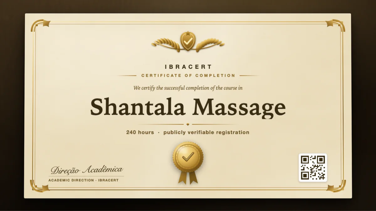 Cover of the Shantala Massage course