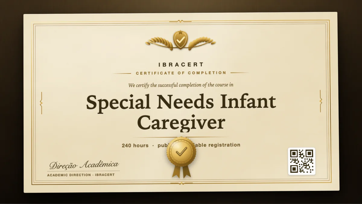 Cover of the Special Needs Infant Caregiver course