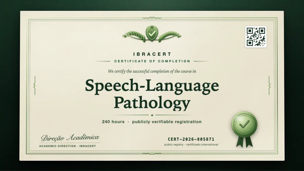 Cover of the Speech-Language Pathology course