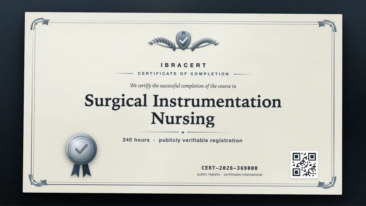 Cover of the Surgical Instrumentation Nursing course
