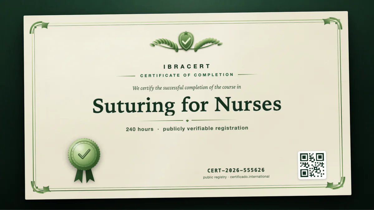 Cover of the Suturing for Nurses course