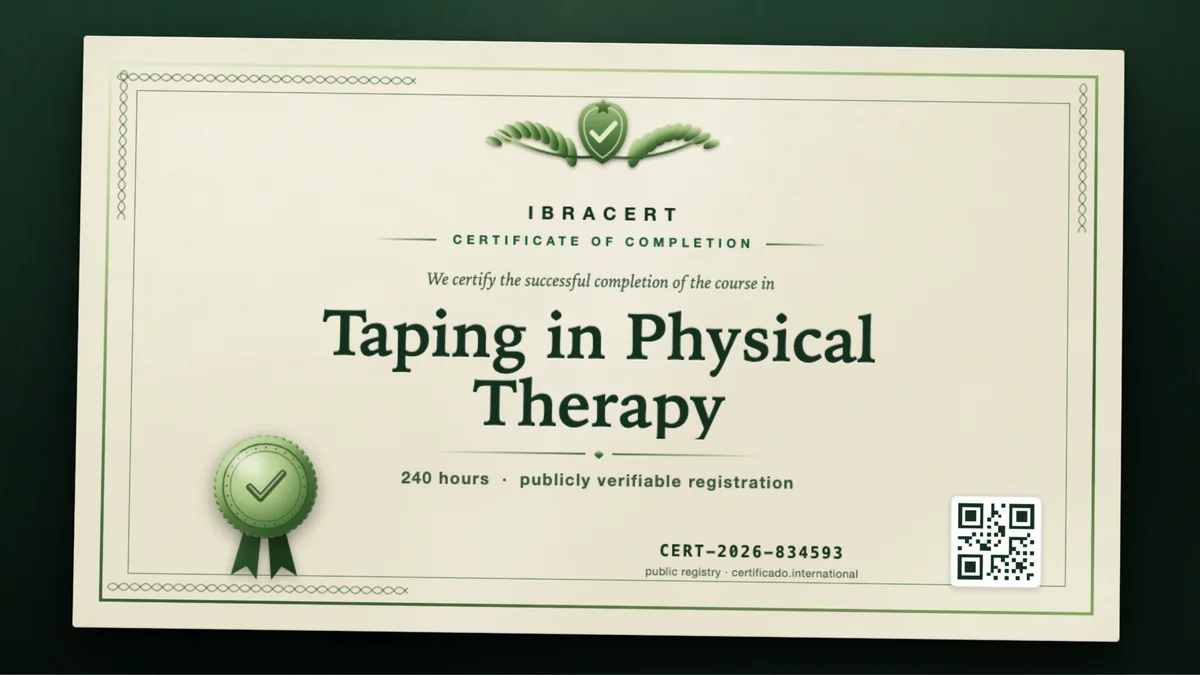 Cover of the Taping in Physical Therapy course