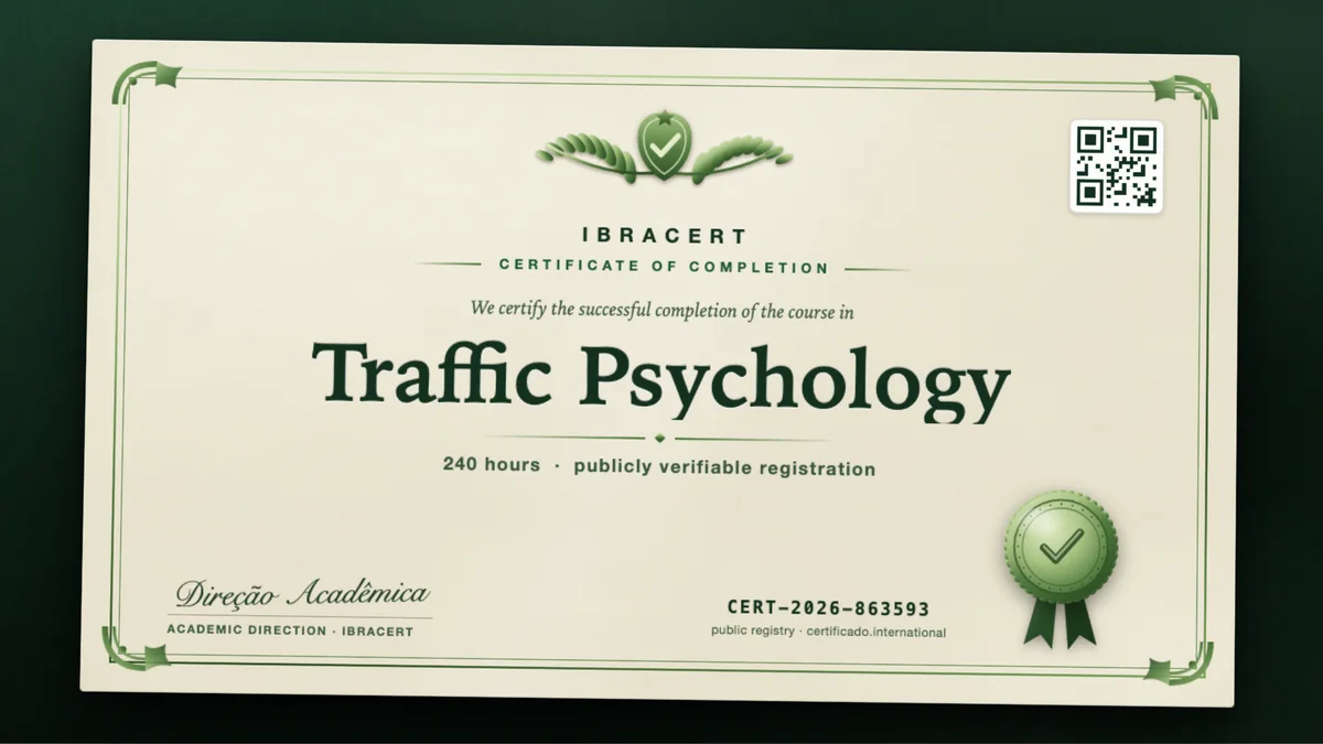 Cover of the Traffic Psychology course