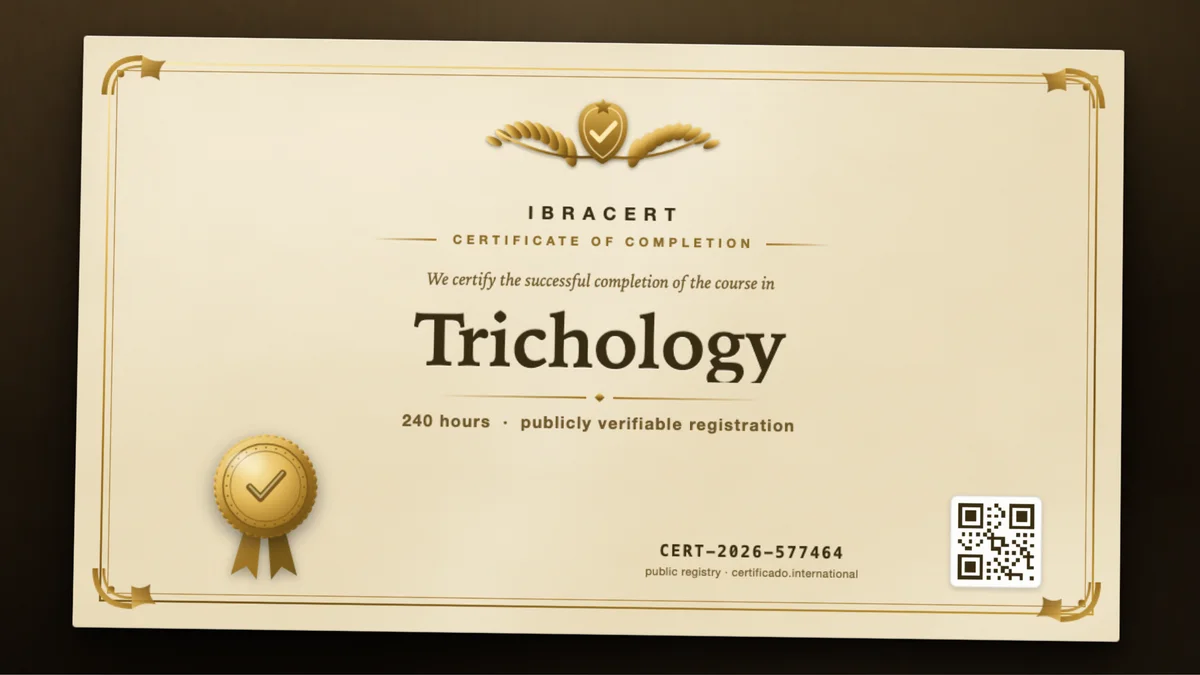 Cover of the Trichology course