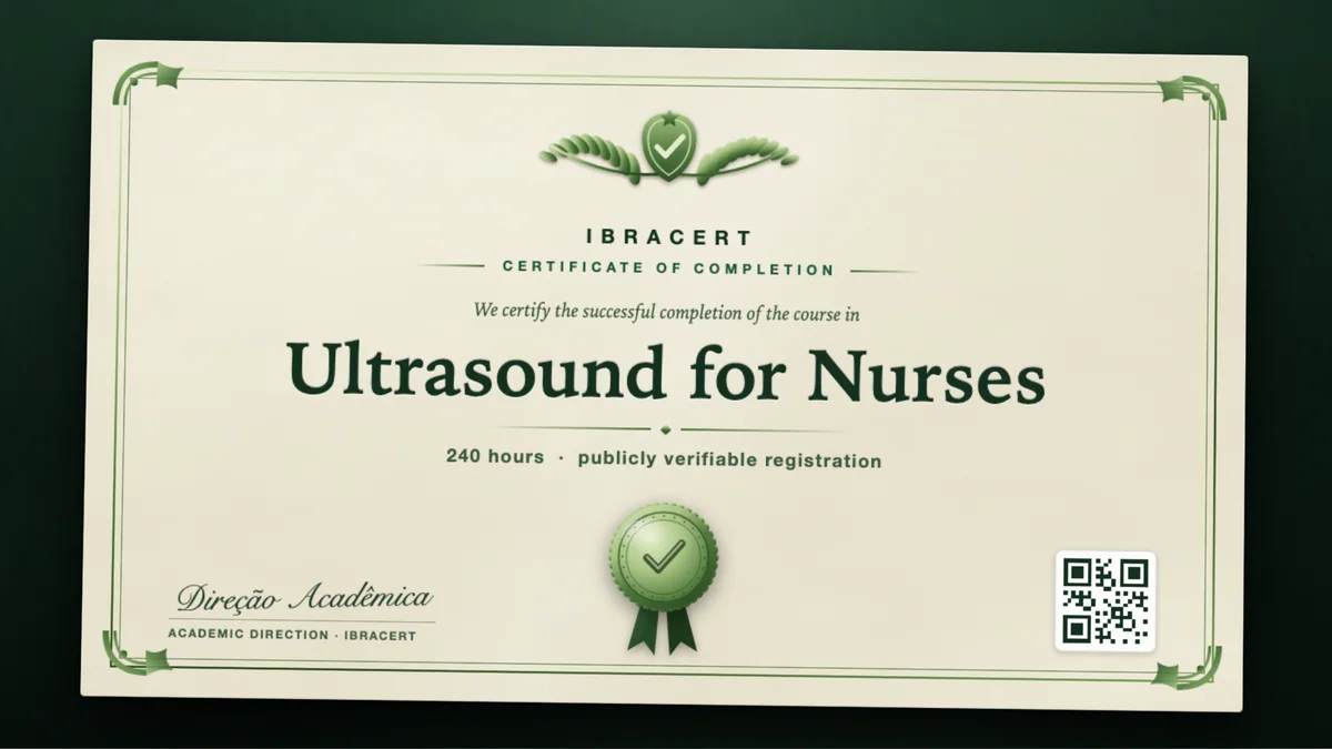 Cover of the Ultrasound for Nurses course